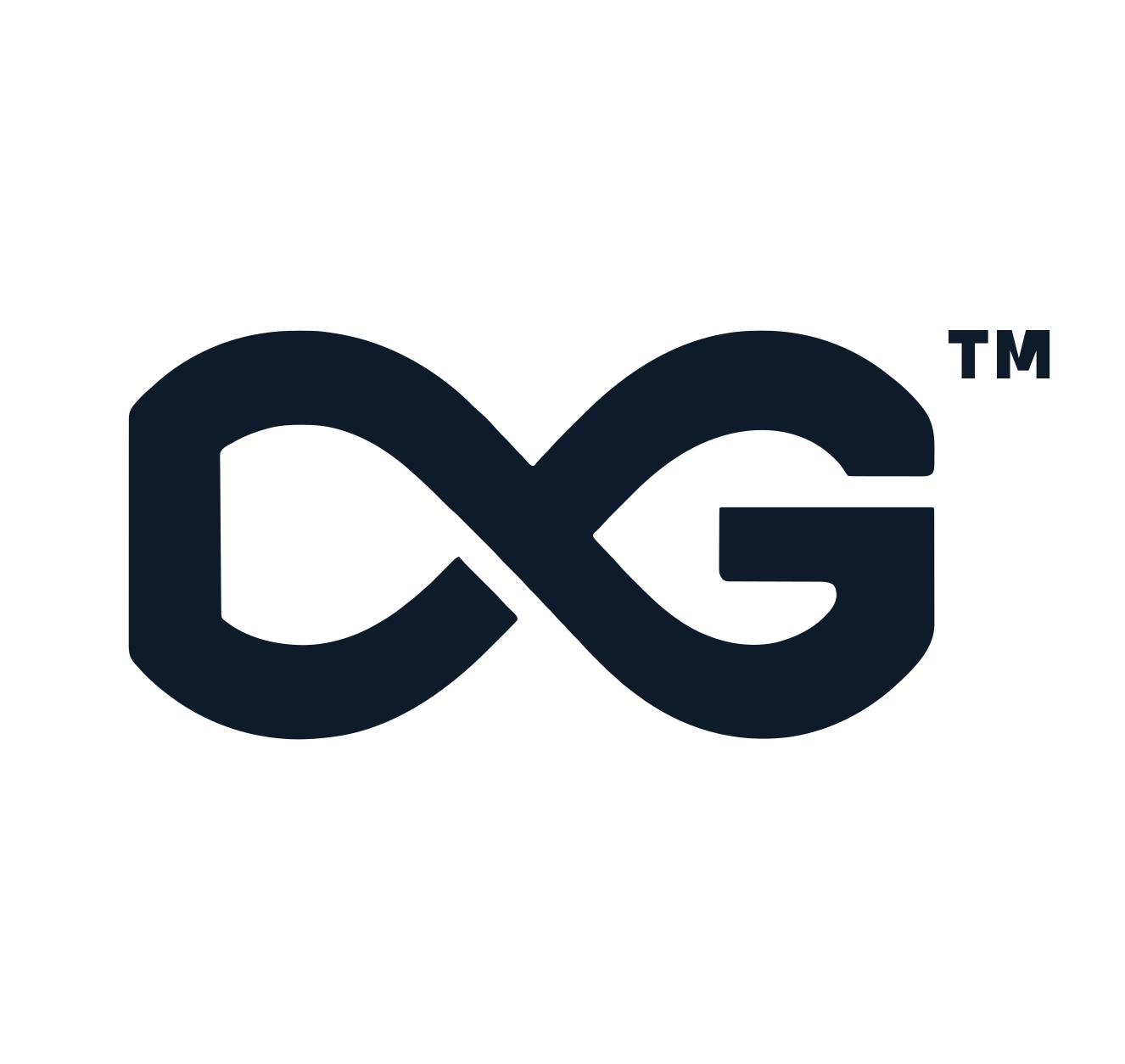数门科技新 logo——D 与 G 互嵌成无穷符号